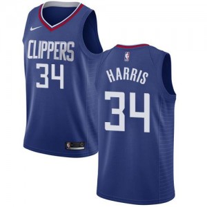 Maillots De Harris Los Angeles Clippers #34 Homme Bleu Icon Edition Nike