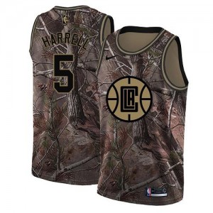 Nike Maillots Montrezl Harrell LA Clippers #5 Camouflage Realtree Collection Enfant
