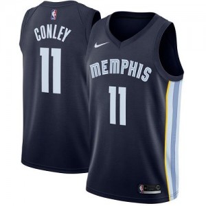 Nike NBA Maillot Mike Conley Memphis Grizzlies No.11 bleu marine Icon Edition Homme