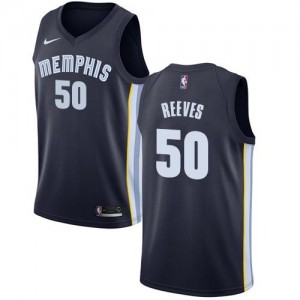 Nike Maillots De Basket Bryant Reeves Memphis Grizzlies Homme #50 Icon Edition bleu marine