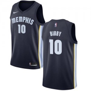 Nike NBA Maillots De Basket Bibby Memphis Grizzlies Homme bleu marine No.10 Icon Edition