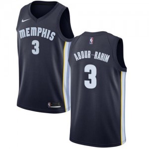 Nike Maillot De Abdur-Rahim Memphis Grizzlies bleu marine Icon Edition #3 Enfant