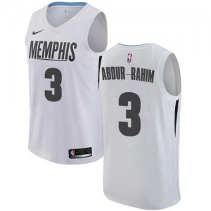 Nike NBA Maillot Basket Abdur-Rahim Grizzlies #3 Blanc Enfant City Edition