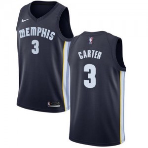 Nike NBA Maillots De Basket Jevon Carter Memphis Grizzlies Icon Edition Enfant No.3 bleu marine