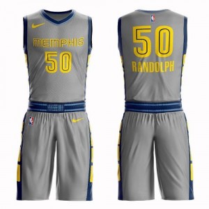Maillots Zach Randolph Memphis Grizzlies #50 Gris Nike Enfant Suit City Edition