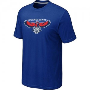  T-Shirts De Basket Atlanta Hawks Bleu Big & Tall Primary Logo Homme 