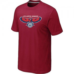  NBA Tee-Shirt Basket Atlanta Hawks Big & Tall Primary Logo Homme Rouge