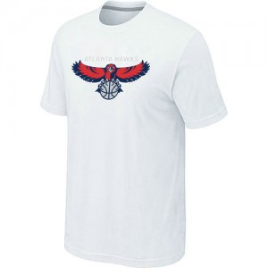  T-Shirt Atlanta Hawks Big & Tall Primary Logo Homme Blanc