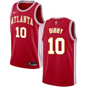 Maillot De Bibby Atlanta Hawks Nike Homme No.10 Rouge Statement Edition
