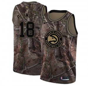 Nike Maillots De Miles Plumlee Hawks Enfant #18 Camouflage Realtree Collection