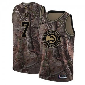 Nike NBA Maillots Lin Hawks Homme Realtree Collection Camouflage No.7