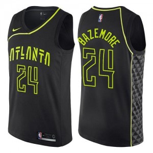 Nike Maillots De Kent Bazemore Atlanta Hawks #24 City Edition Homme Noir