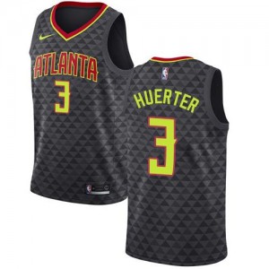 Nike Maillots De Basket Kevin Huerter Hawks Homme Noir Icon Edition No.3