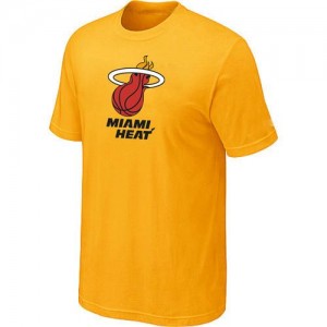 T-Shirt De Miami Heat Big & Tall Primary Logo Homme Jaune
