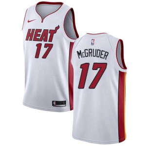 Nike NBA Maillot Rodney McGruder Heat No.17 Association Edition Blanc Homme
