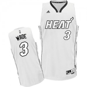 Adidas Maillot Wade Heat Homme #3 Blanc sur blanc