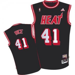 Adidas NBA Maillot Basket Rice Heat No.41 Noir Homme Hardwood Classic Nights