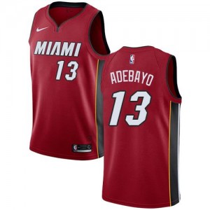 Nike NBA Maillots Adebayo Miami Heat Statement Edition Rouge Homme No.13