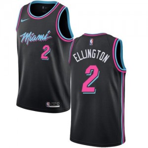 Nike Maillot De Basket Wayne Ellington Heat City Edition Enfant #2 Noir