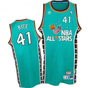 Mitchell and Ness NBA Maillots Basket Glen Rice Hornets 1996 All Star Throwback Homme Bleu clair No.41