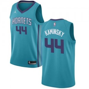 Jordan Brand NBA Maillots Frank Kaminsky Hornets Icon Edition Homme Turquoise #44
