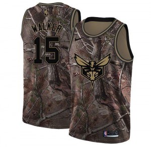 Nike Maillot De Basket Walker Charlotte Hornets #15 Enfant Camouflage Realtree Collection