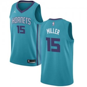 Jordan Brand Maillots De Basket Percy Miller Hornets Enfant No.15 Icon Edition Turquoise