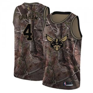Nike NBA Maillots De Graham Hornets Enfant No.4 Camouflage Realtree Collection