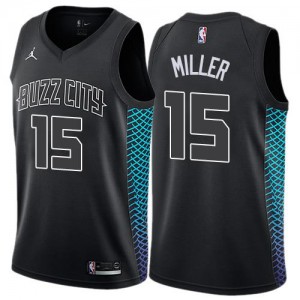 Jordan Brand NBA Maillot De Basket Miller Hornets Homme City Edition #15 Noir
