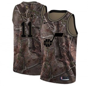 Maillots Basket Exum Jazz No.11 Realtree Collection Nike Homme Camouflage