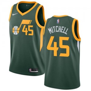 Nike NBA Maillot Donovan Mitchell Jazz Homme Earned Edition vert #45