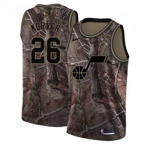 Maillots Kyle Korver Utah Jazz No.26 Camouflage Nike Realtree Collection Homme