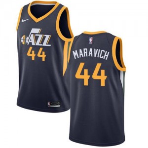 Nike NBA Maillots De Maravich Utah Jazz Enfant No.44 bleu marine Icon Edition