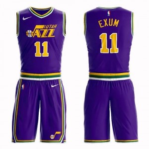 Nike Maillot De Basket Dante Exum Utah Jazz #11 Enfant Suit Violet