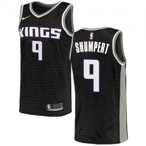 Nike Maillot Basket Iman Shumpert Sacramento Kings Homme Statement Edition No.9 Noir