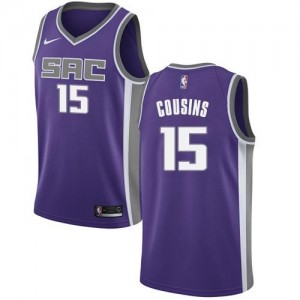 Nike NBA Maillot De Basket Cousins Kings Homme No.15 Icon Edition Violet