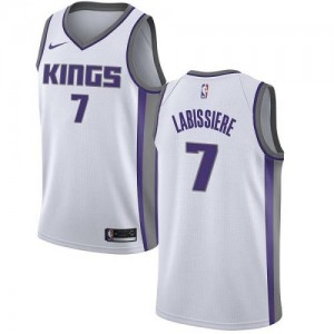 Maillot Basket Labissiere Kings Association Edition No.7 Homme Nike Blanc