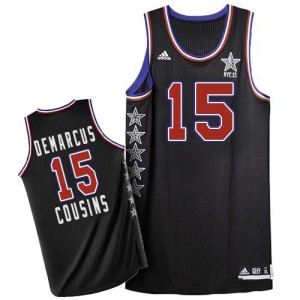 Adidas NBA Maillots Cousins Kings #15 2015 All Star Noir Homme