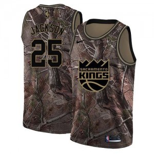 Nike NBA Maillots De Jackson Sacramento Kings Camouflage Realtree Collection No.25 Enfant
