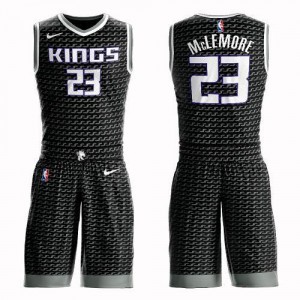 Nike NBA Maillot Basket Ben McLemore Kings #23 Suit Statement Edition Enfant Noir
