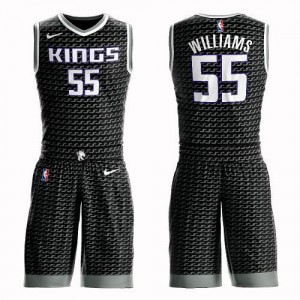Maillot Basket Williams Kings Nike Suit Statement Edition Enfant #55 Noir