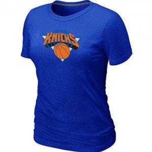 T-Shirt De Basket Knicks Femme Big & Tall Primary Logo Bleu 