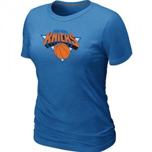 Tee-Shirt New York Knicks Femme Big & Tall Primary Logo Bleu clair 