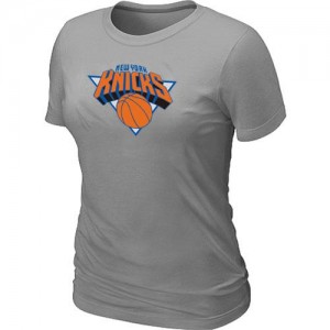 T-Shirt New York Knicks Femme Big & Tall Primary Logo Gris 
