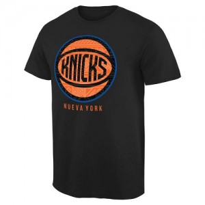  T-Shirt Basket New York Knicks Noches Enebea Homme Noir