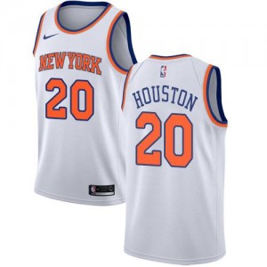 Nike Maillot Basket Allan Houston Knicks Association Edition Homme Blanc No.20