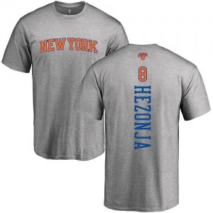 Nike T-Shirts Hezonja New York Knicks Homme & Enfant Ash Backer #8 