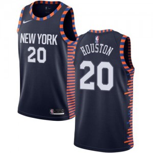 Maillot Allan Houston New York Knicks 2018/19 City Edition bleu marine Homme Nike No.20