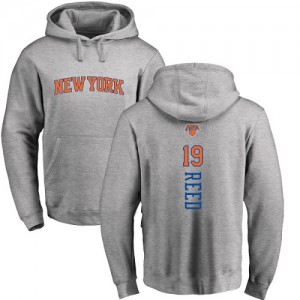 Nike Sweat à capuche Willis Reed Knicks No.19 Pullover Homme & Enfant Ash Backer