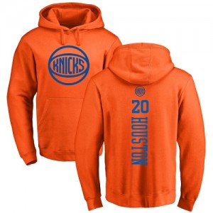 Nike Sweat à capuche De Houston Knicks Orange One Color Backer Pullover No.20 Homme & Enfant